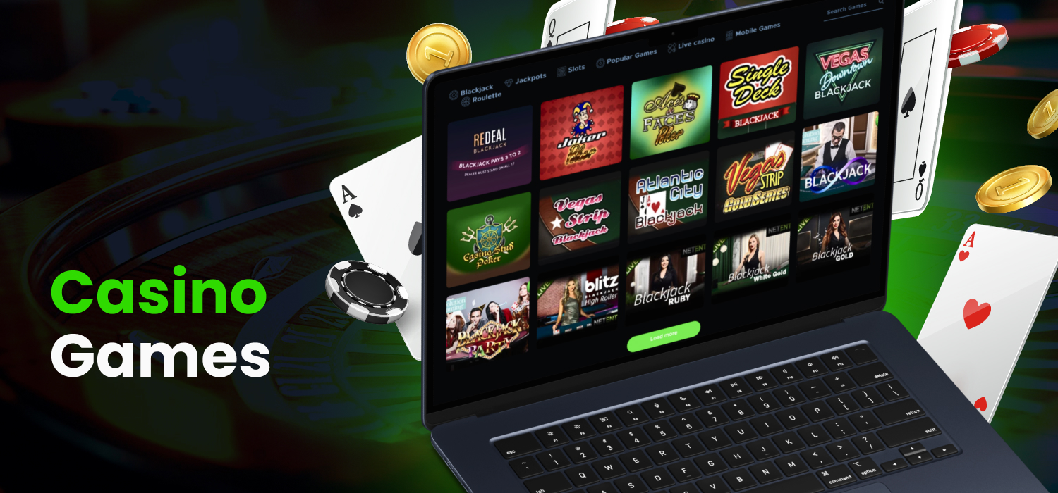 World of casino games on Spinzwin