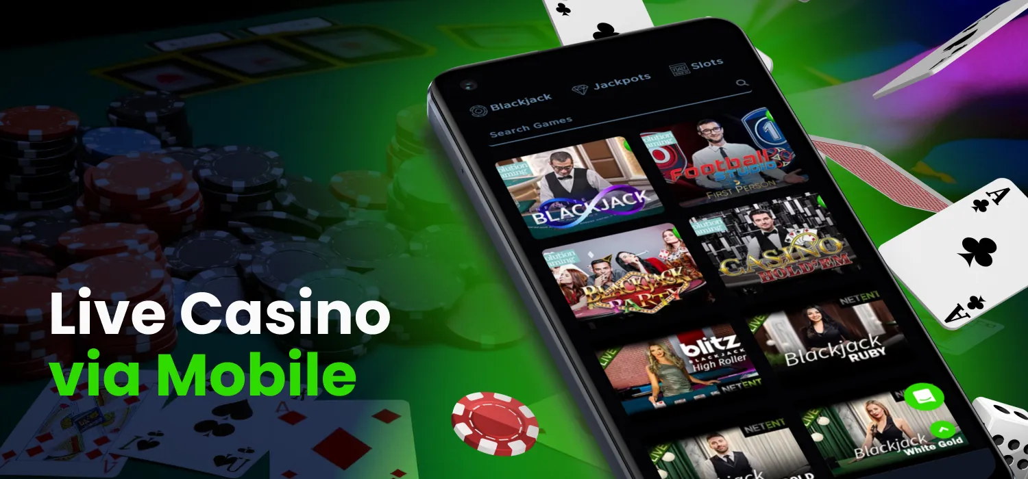 spinzwin live casino games in mobile phone