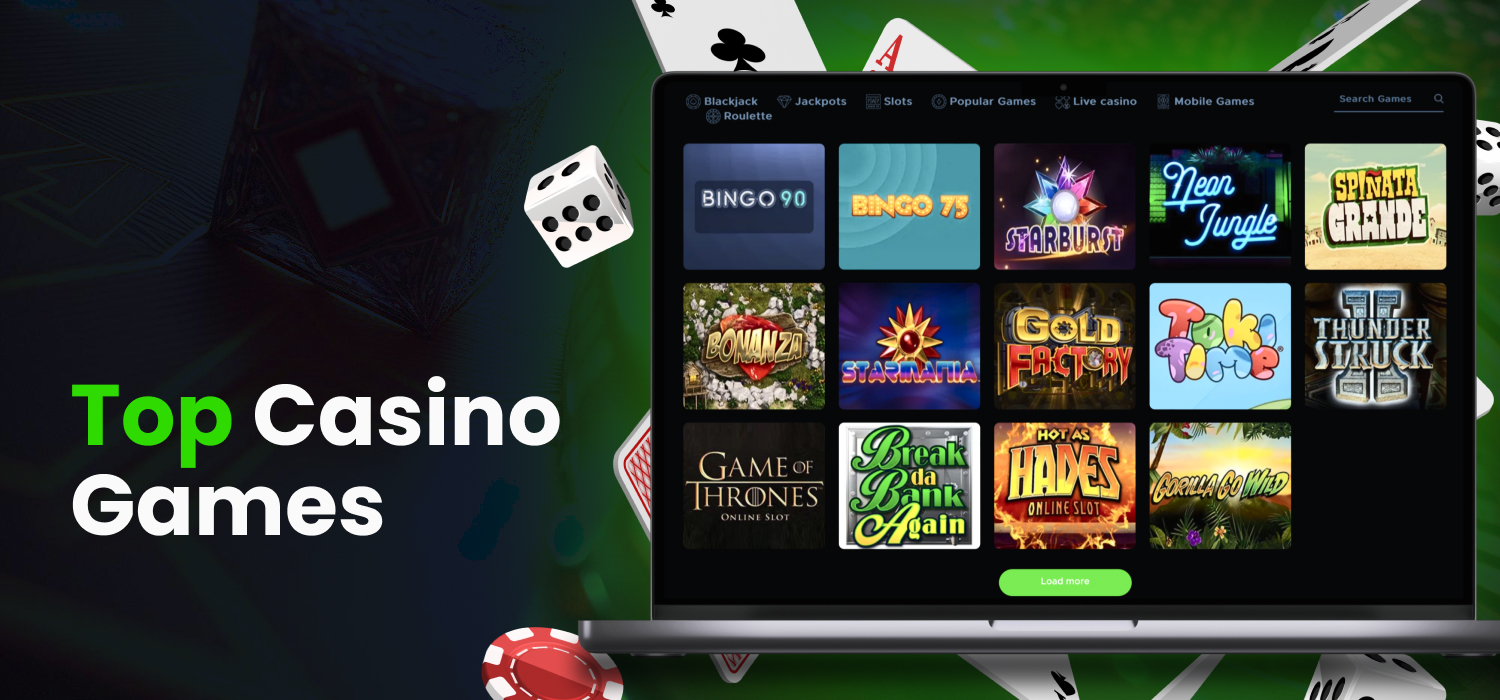 Best casino games at Spinzwin