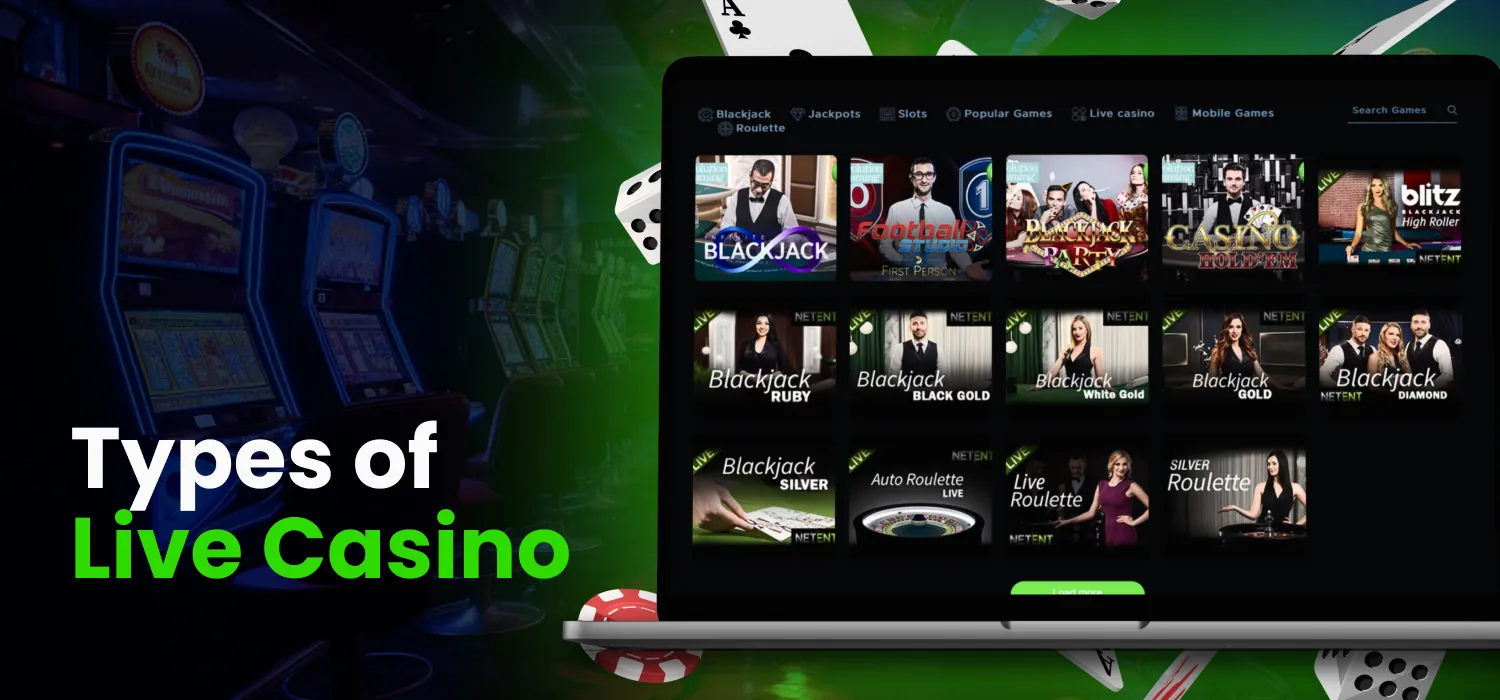 spinzwin variety of live casino games