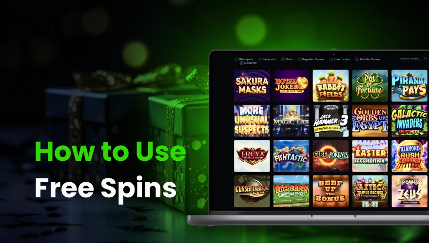 using a free spins in casino